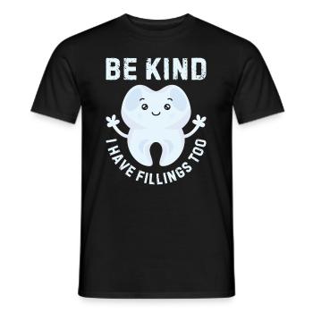 Dentiste, soyez prêt ! - T-shirt homme - noir - Devant - AI Model Male 178 light (178cm)