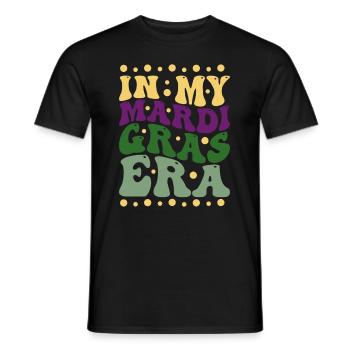 Mardi Gras - Men's T-Shirt - black - Front - AI Model Male 178 light (178cm)