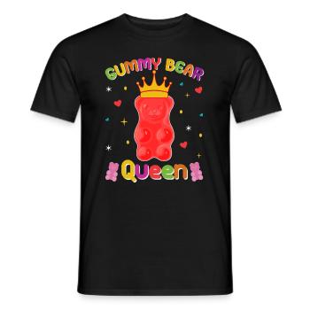 Gümmibär Reine des bonbons - T-shirt homme - noir - Devant - AI Model Male 178 light (178cm)