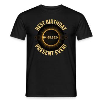Sonnenfinsternis - Erforsche die Dunkelheit - Männer T-Shirt - Schwarz - Vorne - AI Model Male 178 light (178cm)