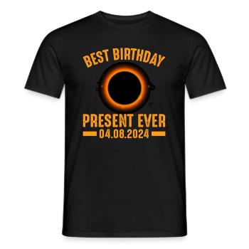 Sonnenfinsternis - Erforsche die Dunkelheit - Männer T-Shirt - Schwarz - Vorne - AI Model Male 178 light (178cm)