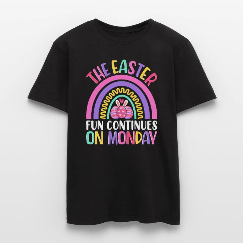 The fun continues on Easter Monday Easter time Easter Men's T-shirt