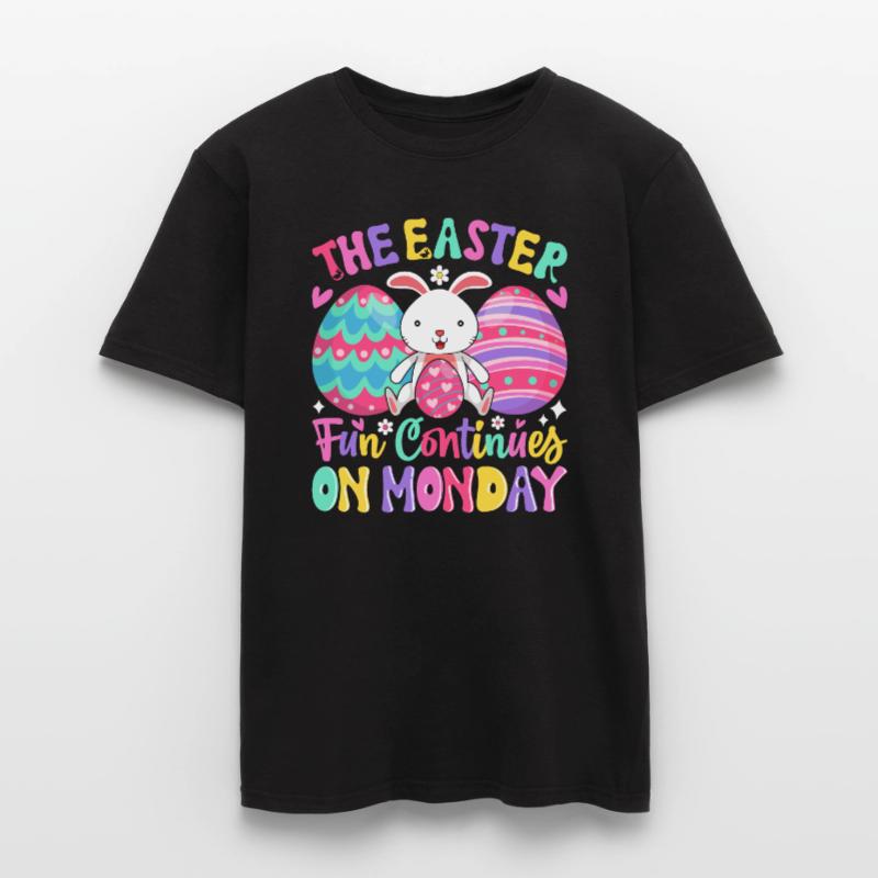 The fun continues Easter Monday Easter time Easter Men’s T-shirt