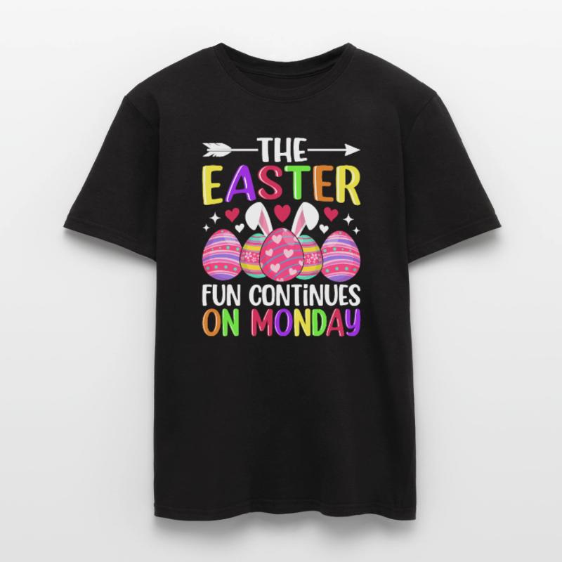 The fun continues Easter Monday Easter time Easter Men’s T-shirt