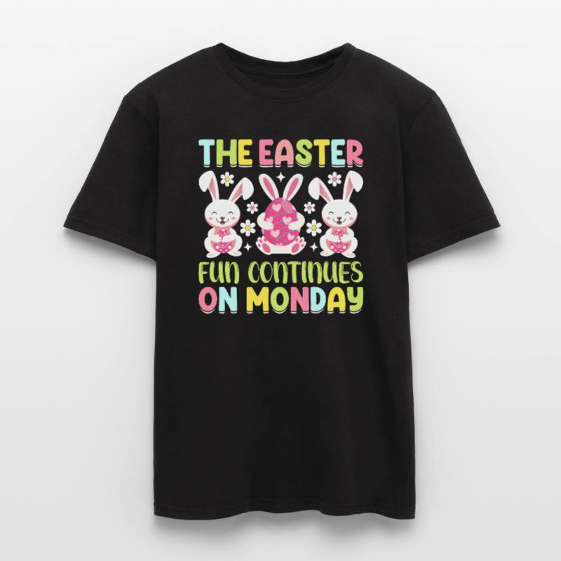 The fun continues Easter Monday Easter time Easter Men’s T-shirt