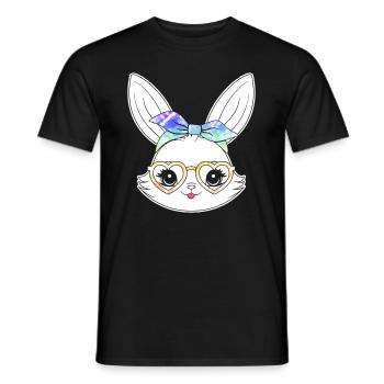 Easter Bunny Care Little Cute Bunny - Men's T-Shirt - black - Front - AI Model Male 178 light (178cm)