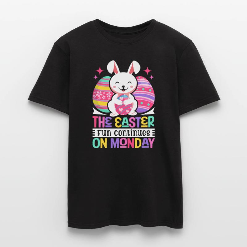 The fun continues Easter Monday Easter time Easter Men’s T-shirt