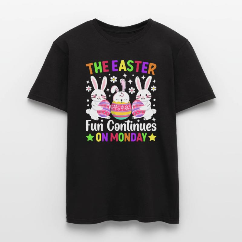 The fun continues Easter Monday Easter time Easter Men’s T-shirt