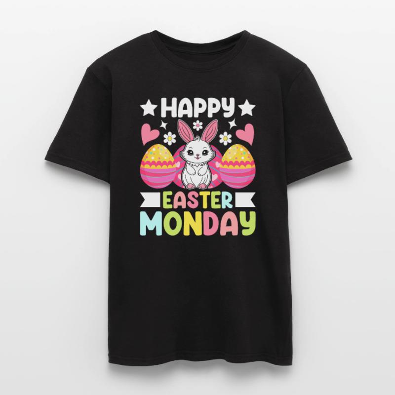 Happy Easter Monday! Easter Easter Eggs Easter Bunny Men’s T-shirt