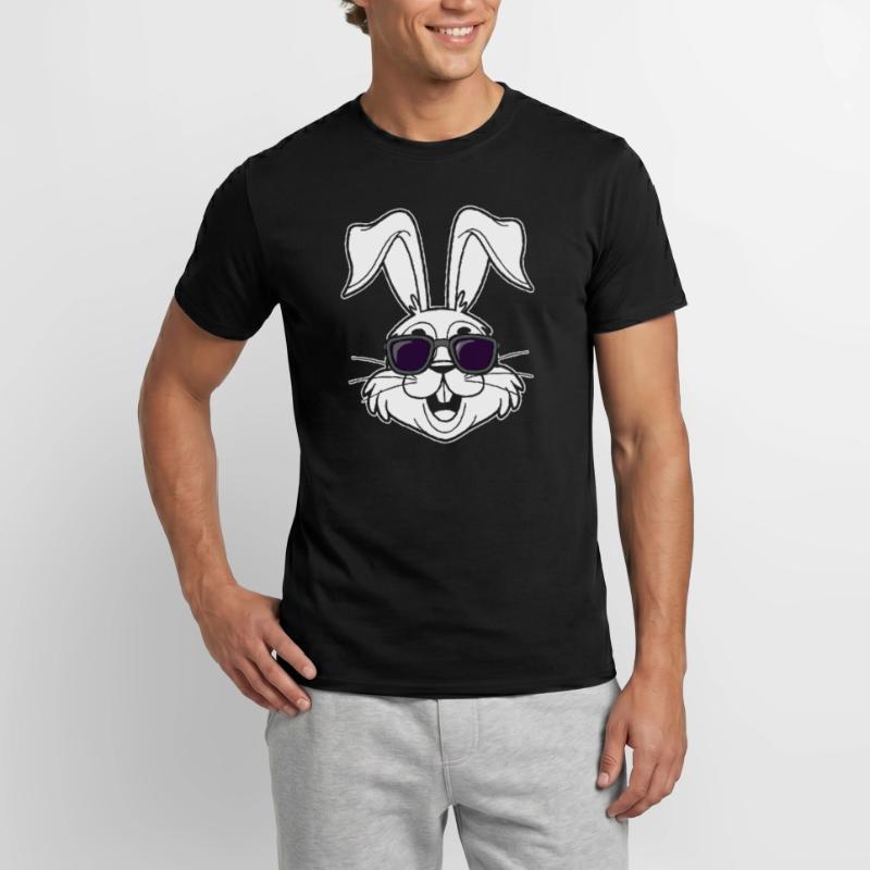 Easter Bunny Easter Cute Cool Bunny Easter Time Men's T-shirt
