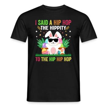 Easter Clothing, Easter Motif, Easter Greetings, Easter Gifts - Men's T-Shirt - black - Front - AI Model Male 178 light (178cm)