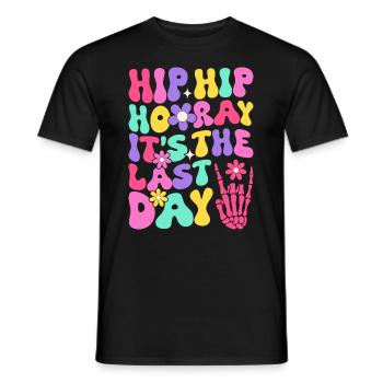 Letzter Schultag Abschluss Sommerferien Schüler - Männer T-Shirt - Schwarz - Vorne - AI Model Male 178 light (178cm)