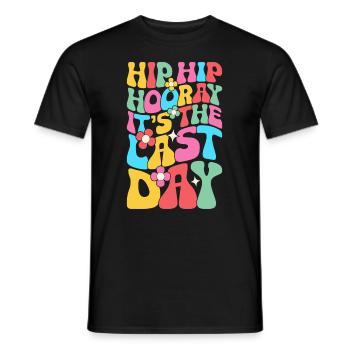 Letzter Schultag Abschluss Sommerferien Schüler - Männer T-Shirt - Schwarz - Vorne - AI Model Male 178 light (178cm)