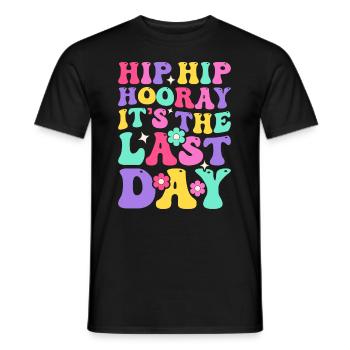 Letzter Schultag Abschluss Sommerferien Schüler - Männer T-Shirt - Schwarz - Vorne - AI Model Male 178 light (178cm)