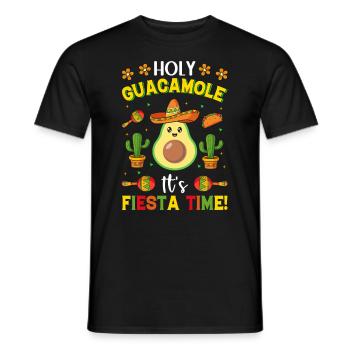 Avocado Holy Guacamole Mexikanisch Fiesta - Männer T-Shirt - Schwarz - Vorne - AI Model Male 178 light (178cm)