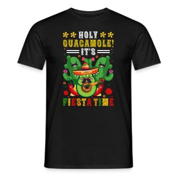 Avocado Holy Guacamole Mexikanisch Fiesta - Männer T-Shirt - Schwarz - Vorne - AI Model Male 178 light (178cm)