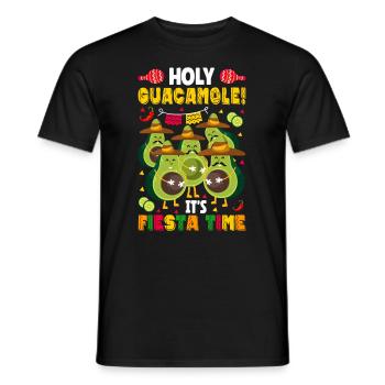 Avocat Holy Guacamole Fiesta mexicaine - T-shirt homme - noir - Devant - AI Model Male 178 light (178cm)