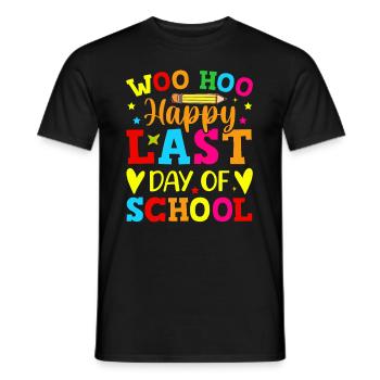 Letzter Schultag Abschluss Sommerferien Schüler - Männer T-Shirt - Schwarz - Vorne - AI Model Male 178 light (178cm)