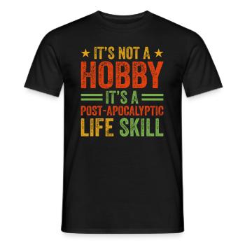 Stricken ist eine Lebenseinstellung - Männer T-Shirt - Schwarz - Vorne - AI Model Male 178 light (178cm)