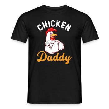 Chicky Daddy-Pour toutes les dans le panier - T-shirt homme - noir - Devant - AI Model Male 178 light (178cm)