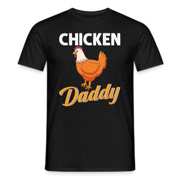 Chicky Daddy-For all cocks in the basket - Men's T-Shirt - black - Front - AI Model Male 178 light (178cm)
