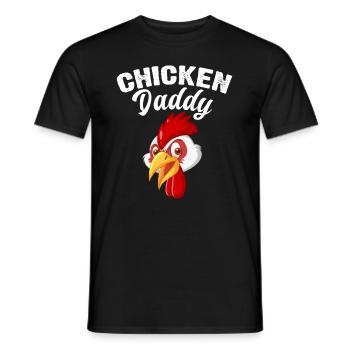 Chicky Daddy-Pour toutes les dans le panier - T-shirt homme - noir - Devant - AI Model Male 178 light (178cm)