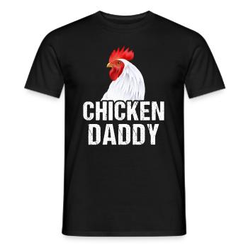 Chicky Daddy-For all cocks in the basket - Men's T-Shirt - black - Front - AI Model Male 178 light (178cm)