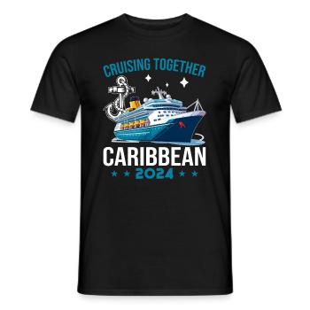 Cruise Command 2024 - Men's T-Shirt - black - Front - AI Model Male 178 light (178cm)