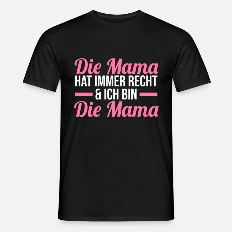 Mutter Mama - Männer T-Shirt - Schwarz