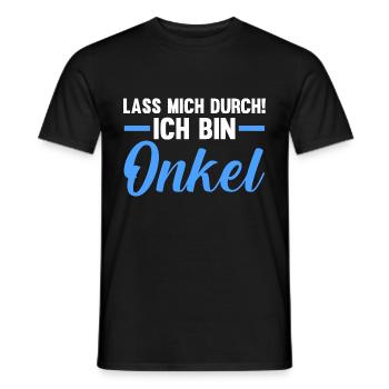 Patenonkel Pate Onkel - Männer T-Shirt - Schwarz - Vorne - AI Model Male 178 light (178cm)