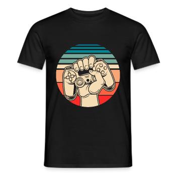 Jeux - T-shirt homme - noir - Devant - AI Model Male 178 light (178cm)