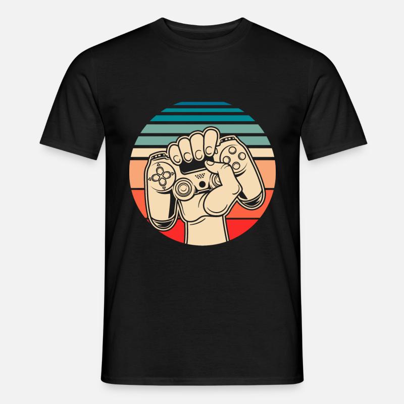 Gaming - Männer T-Shirt - Schwarz