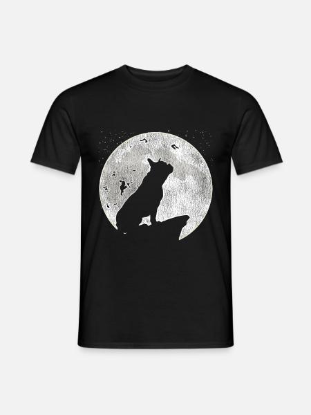 Französische Bulldogge - Männer T-Shirt - Schwarz