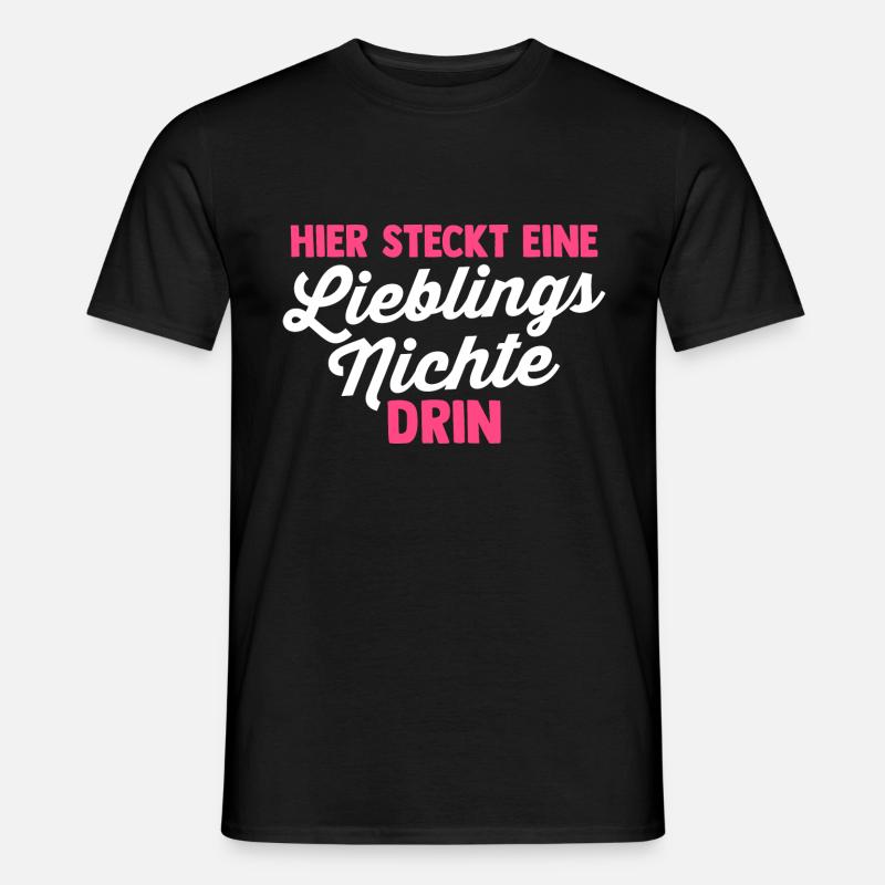 Nichte - Männer T-Shirt - Schwarz