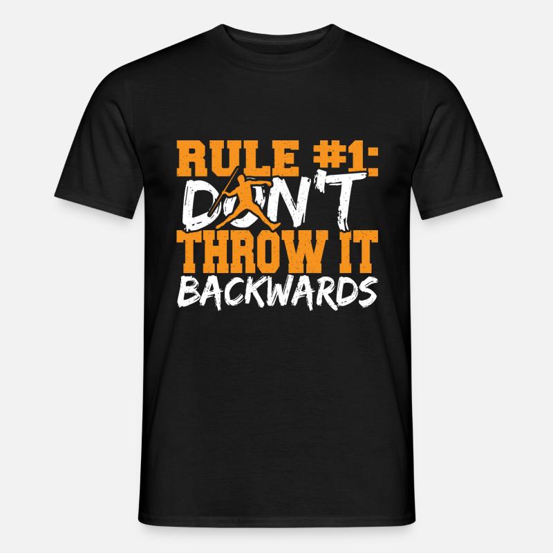 Speerwerfen Speerwerfen Geschenk - Männer T-Shirt - Schwarz