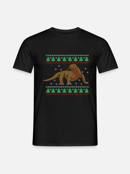 Komodowaran Komodo Liebhaber Geschenk - Männer T-Shirt - Schwarz