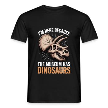 Museum - Männer T-Shirt - Schwarz - Vorne - AI Model Male 178 light (178cm)