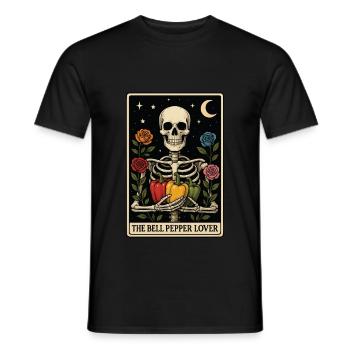 Paprika Tarot - Männer T-Shirt - Schwarz - Vorne - AI Model Male 178 light (178cm)