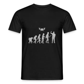 Drone - Männer T-Shirt - Schwarz - Vorne - AI Model Male 178 light (178cm)