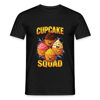 Cupcake - Männer T-Shirt - Schwarz - Vorne - AI Model Male 178 light (178cm)