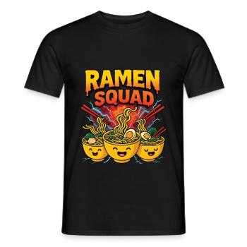 Ramen - Männer T-Shirt - Schwarz - Vorne - AI Model Male 178 light (178cm)