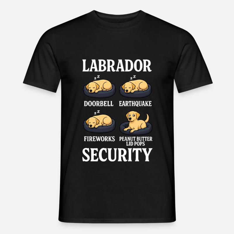Labrador Retriever - Männer T-Shirt - Schwarz