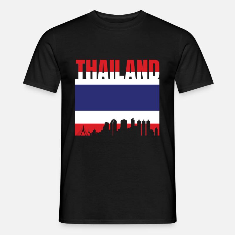 Thailand - Männer T-Shirt - Schwarz