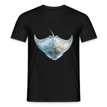 Stachelrochen - Männer T-Shirt - Schwarz - Vorne - AI Model Male 178 light (178cm)