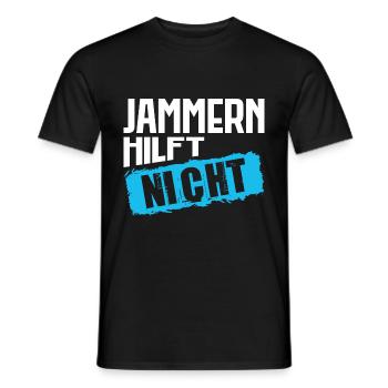 Lustiger Spruch Büro Kollegin Mitarbeiter Jammern - Männer T-Shirt - Schwarz - Vorne - AI Model Male 178 light (178cm)