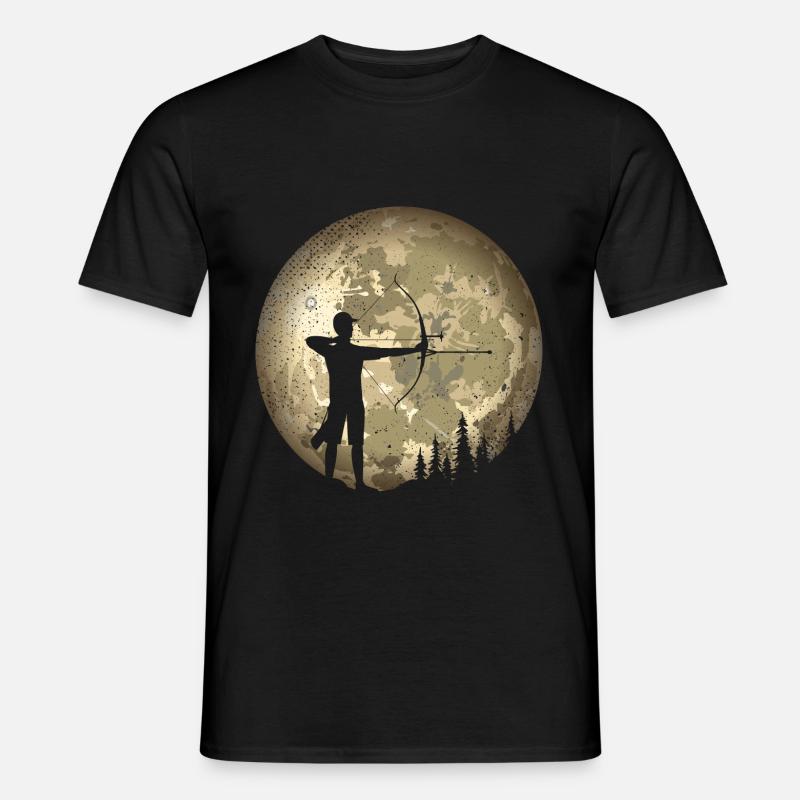 Bogenschießen - Männer T-Shirt - Schwarz