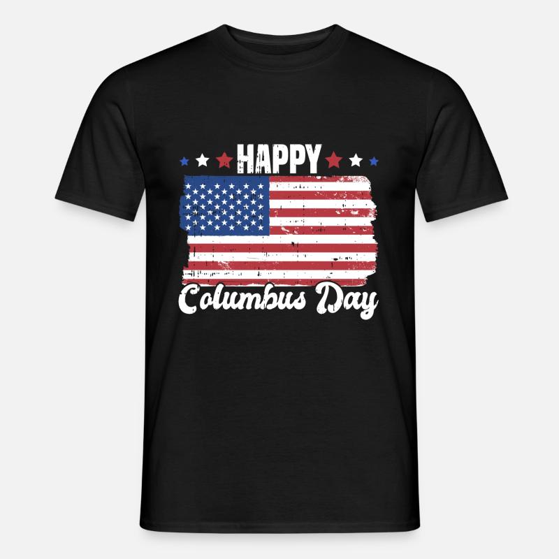 Christopher Columbus - Männer T-Shirt - Schwarz