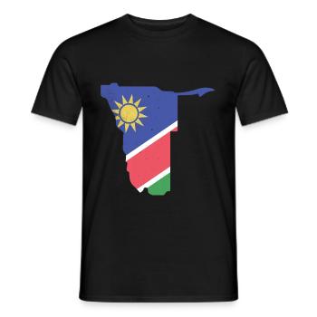 Namibia - Männer T-Shirt - Schwarz - Vorne - AI Model Male 178 light (178cm)