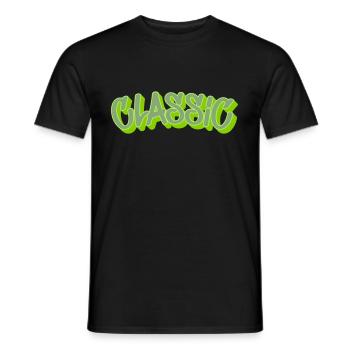 classic Graffiti Classic | Farben änderbar - Männer T-Shirt - Schwarz - Vorne - AI Model Male 178 light (178cm)