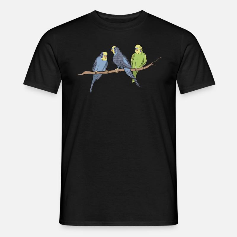 Perruche perruche perruche - T-shirt homme - noir